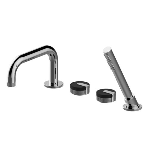Miscelatore doppio comando per vasca - E-11559 - GRAFF - da appoggio / in metallo cromato / da bagno