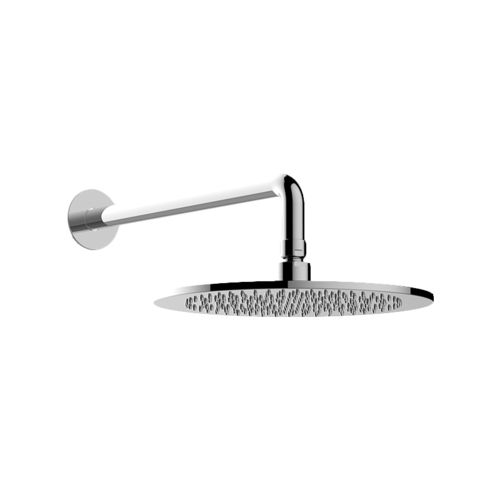 Soffione doccia da parete - E-8301 - GRAFF - rotondo / a cascata / contract