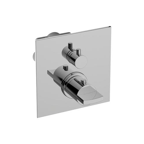 Miscelatore da doccia - E-18042-C14E-T - GRAFF - da incasso / termostatico / in metallo cromato