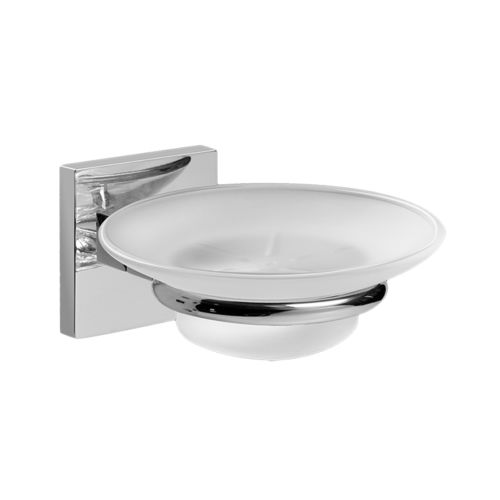 Portasapone da parete - E-9101 - GRAFF - in metallo cromato / levigato / satinato