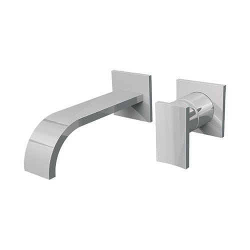 Miscelatore per lavabo - E-1835-LM36W-T - GRAFF - da parete / in metallo cromato / da bagno