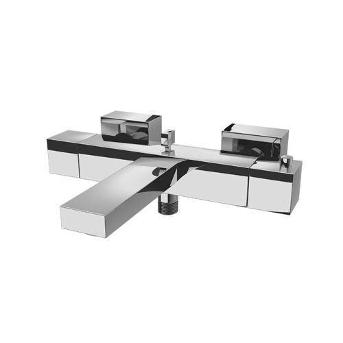 Miscelatore doppio comando per vasca - EX-3785 - GRAFF - da parete / in metallo cromato / da bagno
