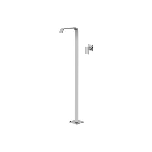 Miscelatore per lavabo - E-3615-LM36W-T - GRAFF - a pavimento / in metallo cromato / da bagno