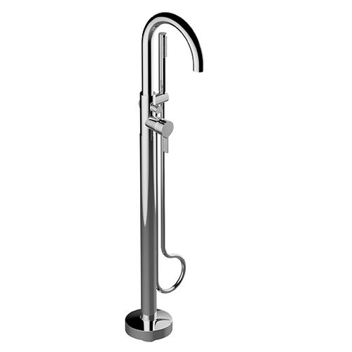 Miscelatore per vasca - E-1752-LM46N-T - GRAFF - a pavimento / in metallo cromato / da bagno