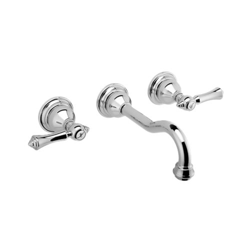 Miscelatore doppio comando per lavabo - E-2530-LM15-T - GRAFF - da parete / in ottone / da bagno