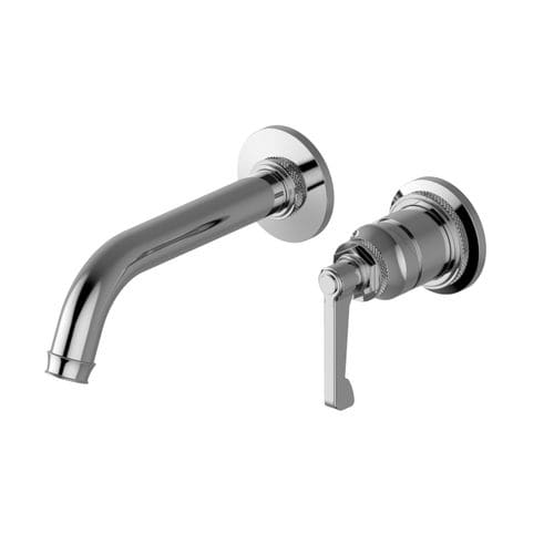 Miscelatore per lavabo - E-11635-LM60W - GRAFF - da parete / in metallo cromato / da interno