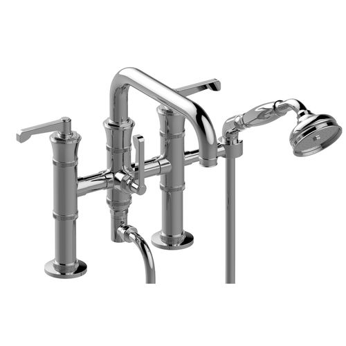 Miscelatore doppio comando da vasca - E-11659-LM60B - GRAFF - da appoggio / in metallo cromato / da bagno