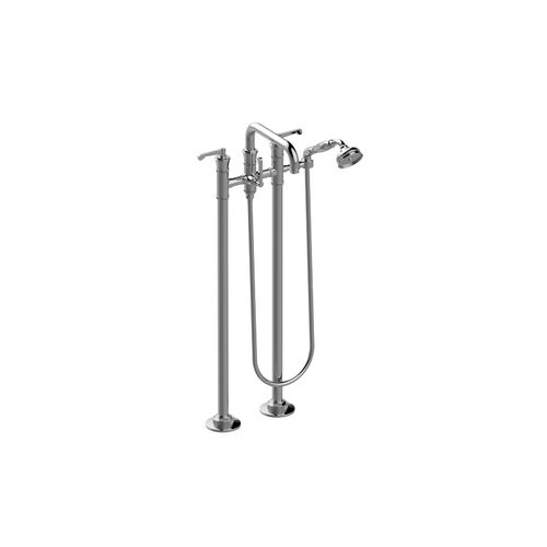 Miscelatore da vasca - E-11657-LM60B - GRAFF - a pavimento / in metallo cromato / da bagno