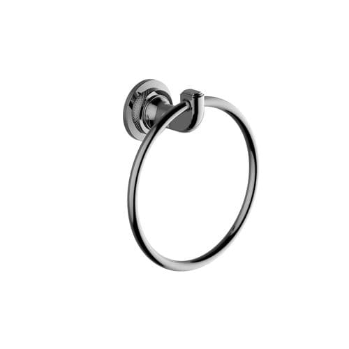 Portasalviette ad anello - E-19306 - GRAFF - da parete / in metallo cromato / levigato