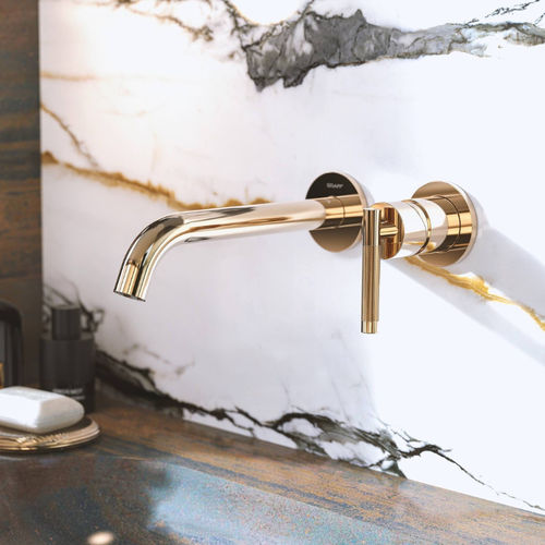 Miscelatore per lavabo - E-6136-LM57W-T - GRAFF - da parete / in metallo cromato / da bagno