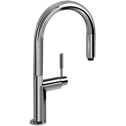 Miscelatore da appoggio - E-4853 - GRAFF - in metallo cromato / in nichel / da cucina