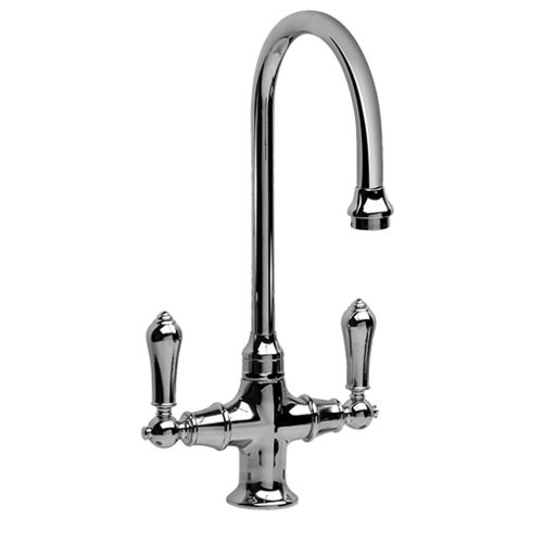 Miscelatore doppio comando da appoggio - E-5250-LM4 - GRAFF - in metallo cromato / in nichel / da cucina