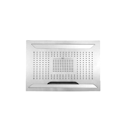 Soffione doccia da incasso a soffitto - E-8220 - GRAFF - rettangolare / a pioggia / a cascata