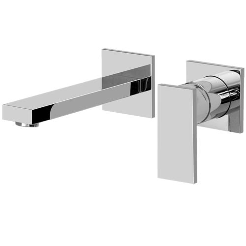 Miscelatore per lavabo - E-3735-LM31W-T - GRAFF - da parete / meccanico / in metallo cromato