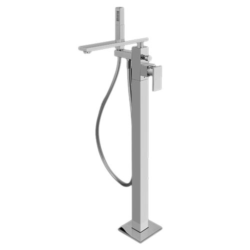 Miscelatore per vasca - E-3754-LM31N-T - GRAFF - a pavimento / meccanico / in metallo cromato