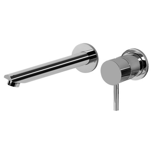 Miscelatore per lavabo - E-6138-LM41W-T - GRAFF - da parete / meccanico / in metallo cromato