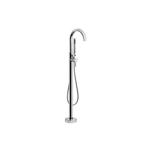Miscelatore per vasca - E-1752-LM3F-T - GRAFF - a pavimento / meccanico / in metallo cromato