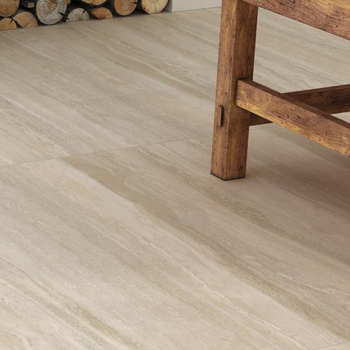 Piastrella in ceramica - TRAVERTINO CLASSICO - GRANISER CERAMICS - levigata / da sala / per pavimento