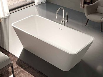 Vasca da bagno da appoggio - KV61 - HIDRA - per ambiente abitativo / in Solid Surface / contemporanea