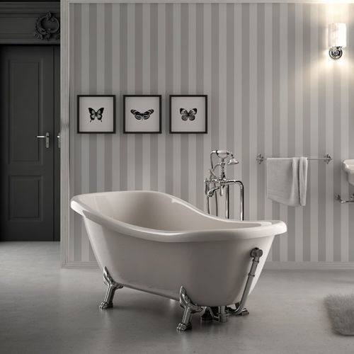 Vasca da bagno da appoggio - ELLADE - HIDRA - per ambiente abitativo / in fibra di vetro / in stile