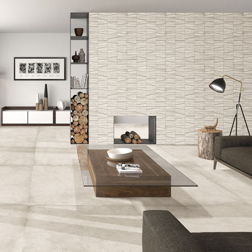 Piastrella in gres porcellanato - MATERIKA - IBERO PORCELANICO - opaca / finitura naturale / a rilievo