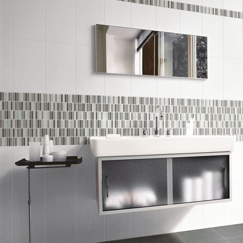 Piastrella in maiolica - WHITE AND COLOUR - IDEA CERAMICA - da interno / da parete / rettangolare