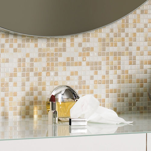 Mosaico in gres porcellanato - NATURAL GLAMOUR : SANDSTONE-MIX - JASBA MOSAIK - testurizzato / da cucina / da bagno