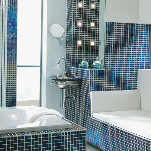 Mosaico in gres porcellanato - M2 : SKY BLUE - JASBA MOSAIK - lucido / da bagno / da parete