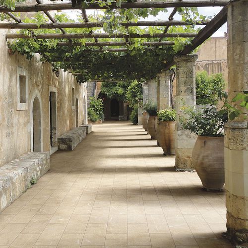 Piastrella in gres porcellanato - PIETRE - LA GUGLIA & KIS CERAMICHE - levigata / da esterno / da pavimento