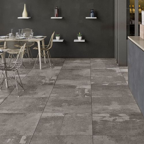 Piastrella in gres porcellanato - PROMENADE - LA GUGLIA & KIS CERAMICHE - levigata / da interno / da pavimento