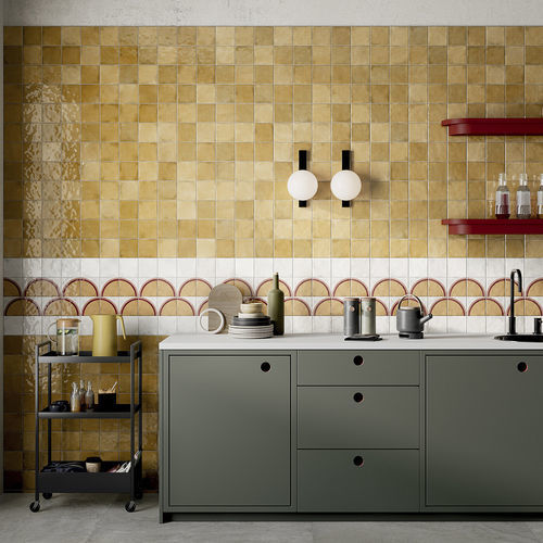 Piastrella in ceramica - OCHER - LA FABBRICA AVA - lucida / opaca / da interno