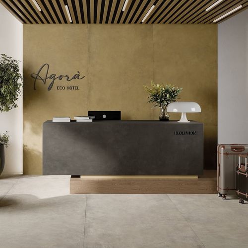 Piastrella in gres porcellanato - OCRA - LA FABBRICA AVA - strutturata / da interno / da bagno