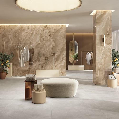 Piastrella in gres porcellanato - AMBRA - LA FABBRICA AVA - lucida / da interno / da bagno