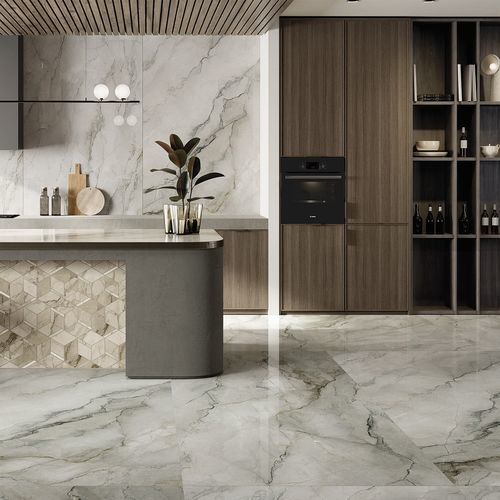 Piastrella in gres porcellanato - SAGE - LA FABBRICA AVA - lucida / da interno / da bagno