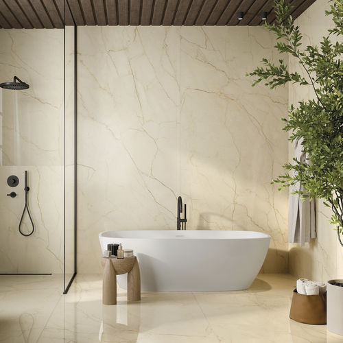 Piastrella in gres porcellanato - AVORIO SEGESTA  - LA FABBRICA AVA - opaca / da interno / da bagno