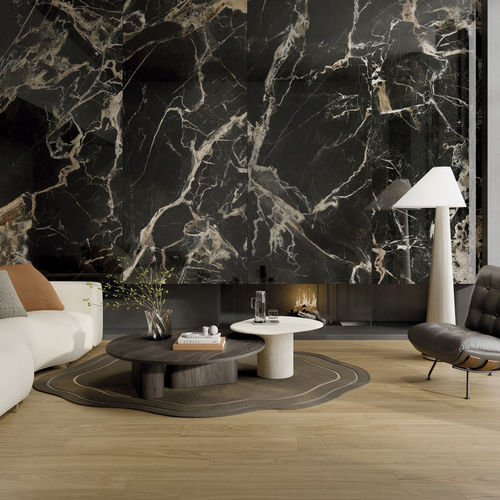 Piastrella in gres porcellanato - BLACK GOLD  - LA FABBRICA AVA - levigata / da interno / da bagno