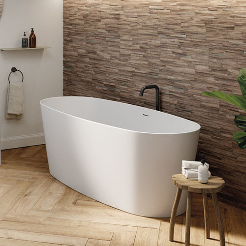 Vasca da bagno ovale - VARS - ACQUABELLA - da appoggio / per ambiente abitativo / in composito