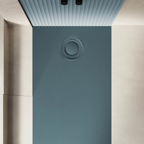 Piatto doccia rettangolare - ACQUA ZERO - ACQUABELLA - ultrapiatto / in composito / in pietra minerale