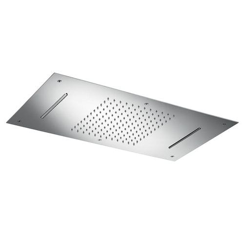 Soffione doccia da incasso a soffitto - E044111 - ALMAR - rettangolare / a cascata / con cromoterapia