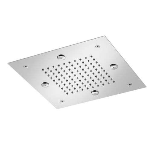 Soffione doccia da incasso a soffitto - E044218 - ALMAR - quadrato / a pioggia