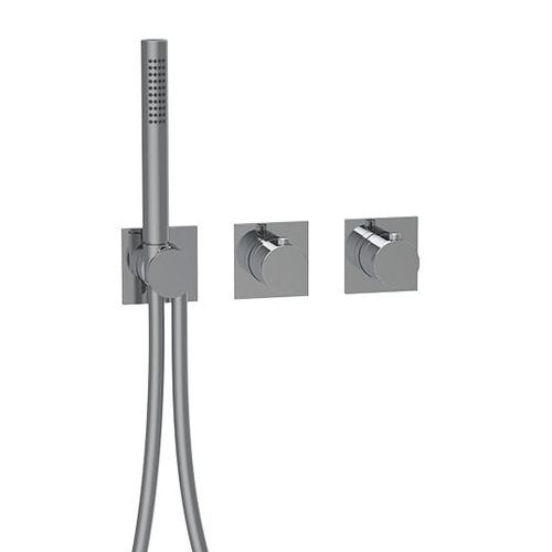 Miscelatore doppio comando da doccia - E180183 - ALMAR - da parete / termostatico / in metallo