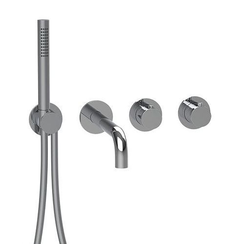 Miscelatore doppio comando per doccia - E180135 - ALMAR - da parete / termostatico / in metallo