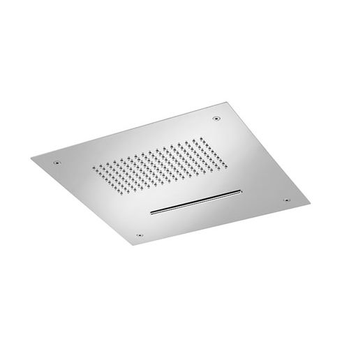 Soffione doccia da incasso a soffitto - E044216 - ALMAR - quadrato / a cascata / a pioggia