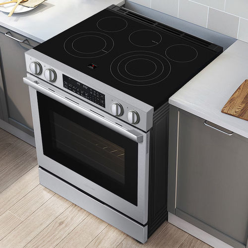 Blocco cottura elettrico - NSE90H63SRAA - SAMSUNG Home Appliances - professionale / 5 fuochi / 1 forno