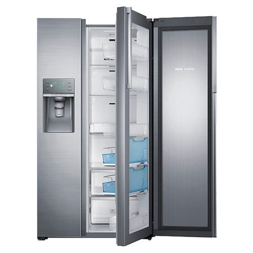Frigorifero combinato americano - RH29H9000SR/AA - SAMSUNG Home Appliances - per uso residenziale / a posa libera / side by side