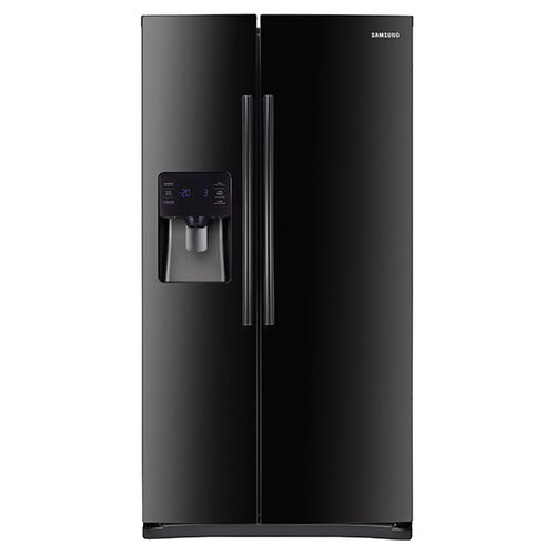 Frigorifero americano - RS25H5111BC/AA - SAMSUNG Home Appliances - per uso residenziale / a posa libera / nero