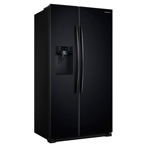 Frigorifero americano - RS22HDHPNBC/AA - SAMSUNG Home Appliances - per uso residenziale / a posa libera / nero