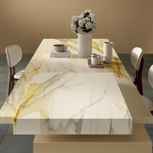 Lastra in pietra per muro - CALACATTA MEDICEO BOOK MATCH LUCIDATO - LAMINAM - per pavimento / per interni / per piano di lavoro