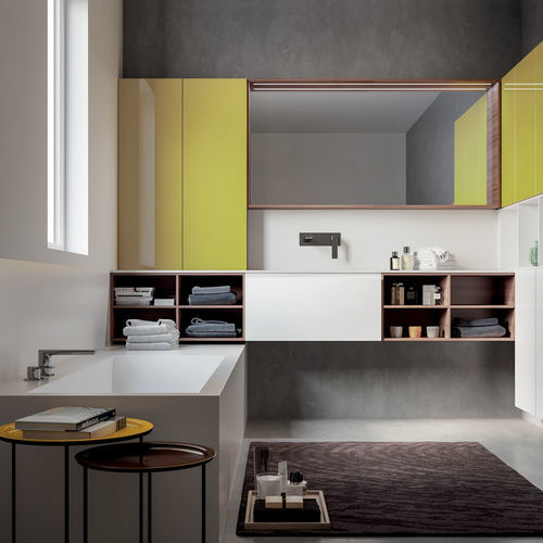 Mobile da bagno contemporaneo - B 08 - LASAIDEA - per uso residenziale / in legno / laccato