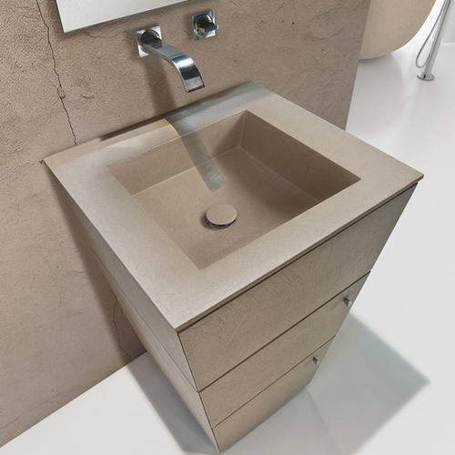Mobile lavabo da appoggio - LIBECCIO 30 - LASAIDEA - in legno / contemporaneo / senza ante